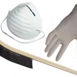 Mask Gloves And Brush Laundry Products Supply